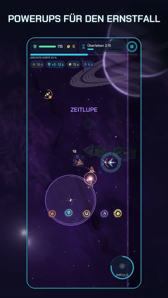Powerups im Einsatz