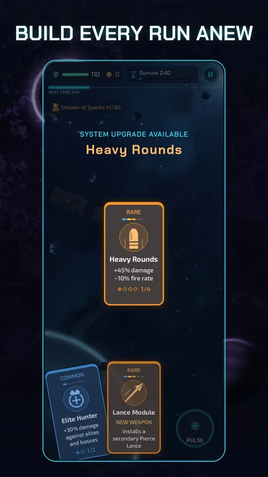 Upgrade cards mid-mission