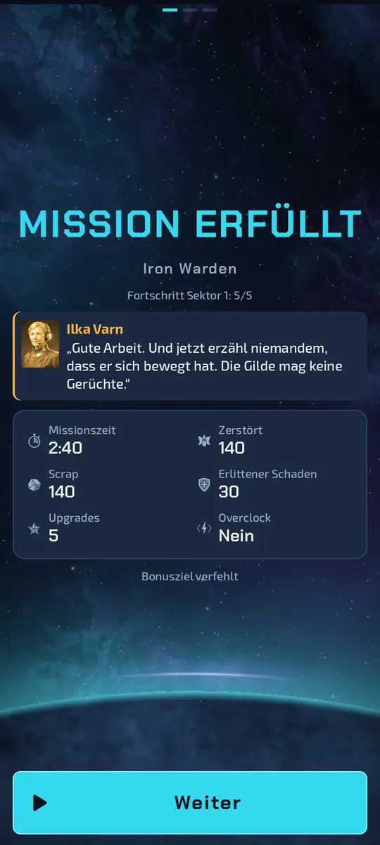 Mission erfüllt: Ergebnis mit Kommentar der Auftraggeberin