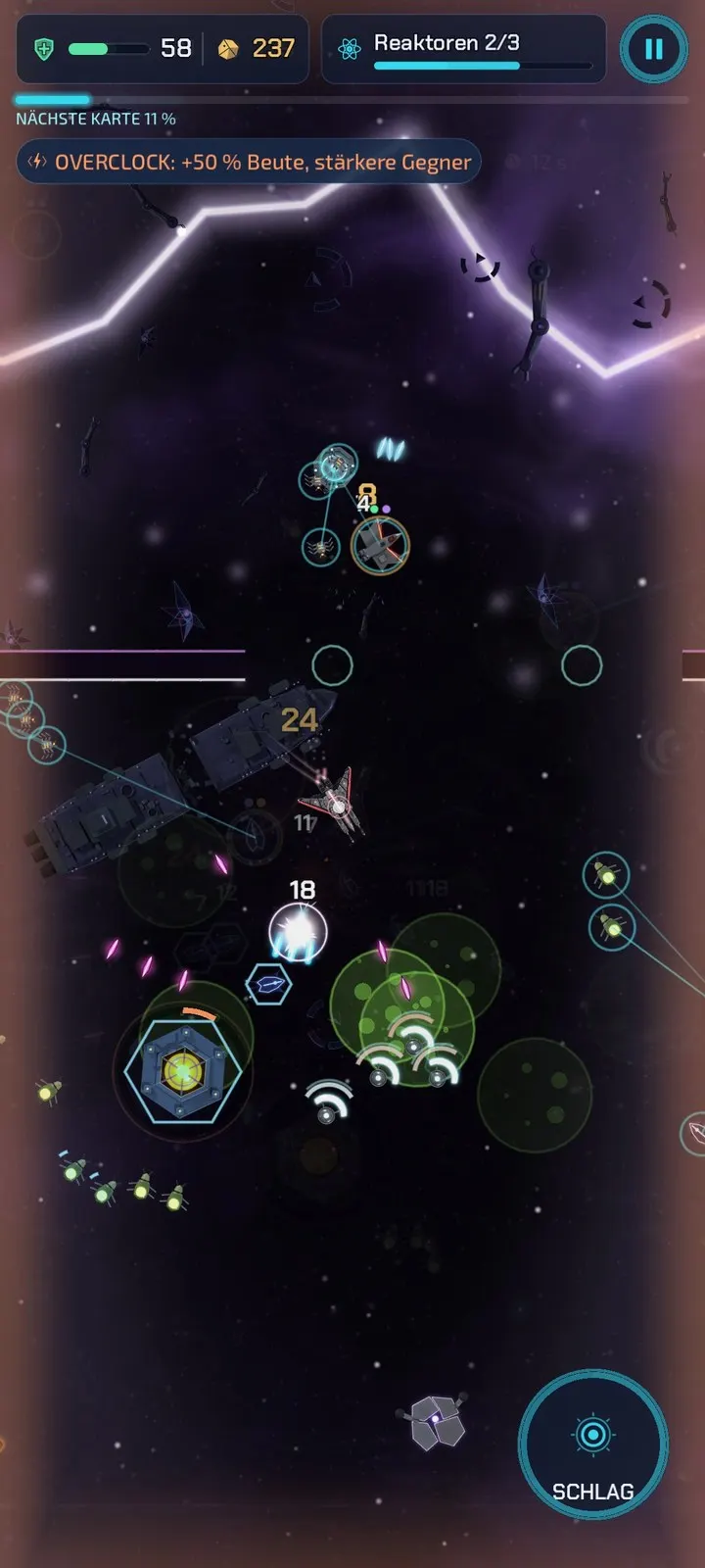 Gameplay-Ausschnitt aus RIFT HAUL